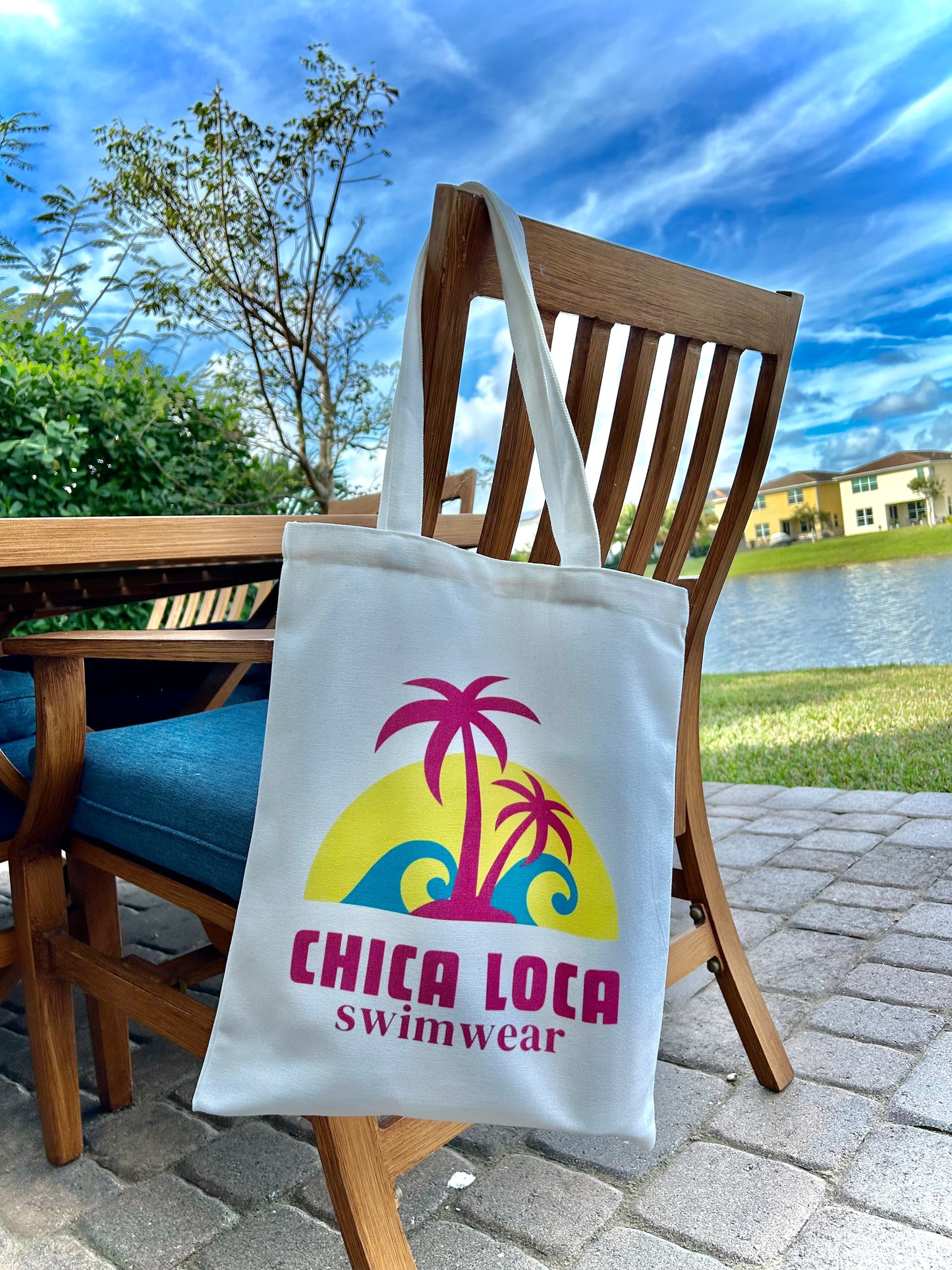CHICA LOCA swimwear tote bag